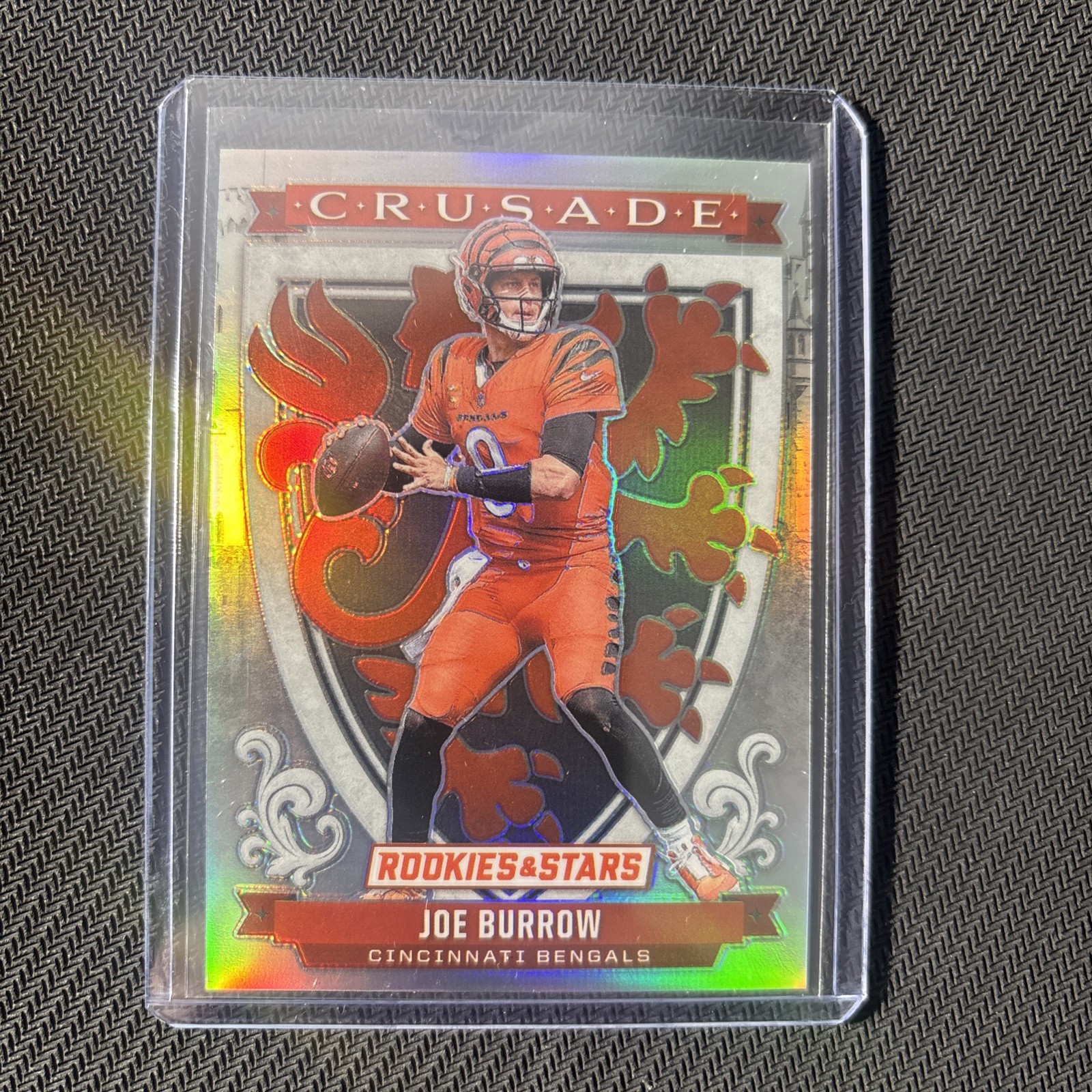 Joe Burrow #8 Football Cards 2025 Panini Rookies & Stars Crusade trading card — raw and PSA graded price guide