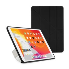 Pipetto NO 1 iPad 10.2 2021/2020/2019 Gen TPU Folio Pencil Case Cover - Black