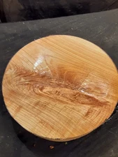 1 Piece Kiln Dry BLACK Ash Bowl Blank  3  1/8 x  8  1/2" Lathe Turning  NOV044