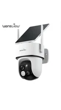 Wansview B7 2K 3MP Dual Lens Outdoor Security Camera w/ Solar Panel WiFi