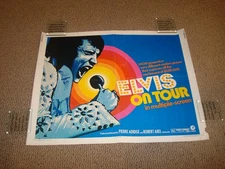 Elvis on Tour 1972 Original Half Sheet Movie Poster 22" X 28" Presley Lobby