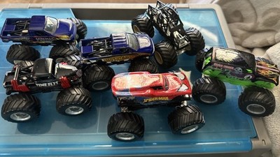 Lot Of  6 Mattel Hot Wheels Monster Trucks