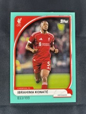 Ibrahima Konate 2025 Topps Liverpool FC Collector Tin Teal /199 #3