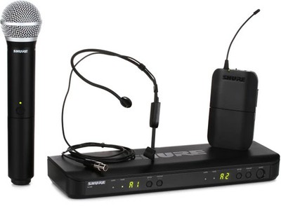 Shure BLX1288/P31 Dual Channel Wireless Combo System - J11 Band