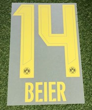 Maximilian Beier Flock Matchworn Size für das BVB Away Dortmund Trikot 2024/25