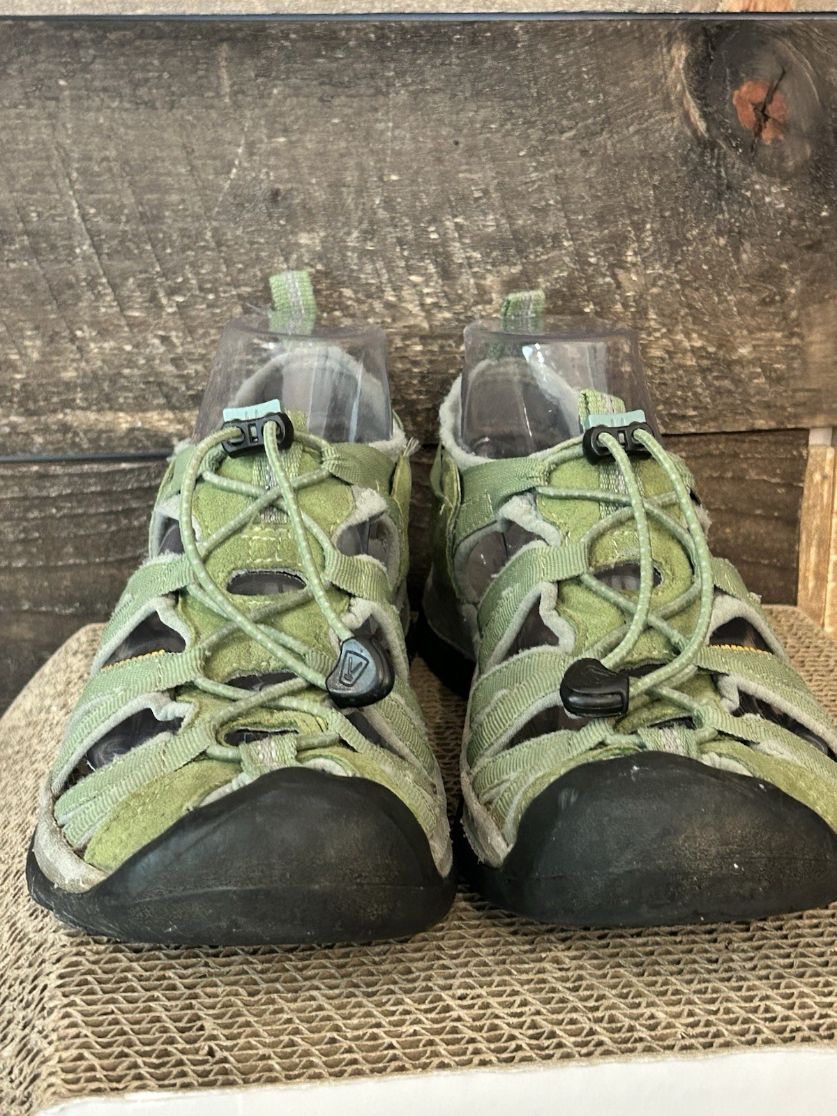 Sandali KEEN donna Whisper impermeabili outdoor escursionismo trail verdi comodi 8 5