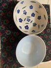 Vintage PYREX Colonial Mist 403 Blue Daisy Mixing Bowl 2.5L, 1980's Kitchen & K2