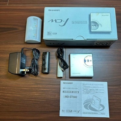 SHARP MD-ST500-W MD Player 5539 From Japan | eBay