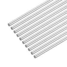 304 Stainless Steel round Rods, 1.8Mm X 300Mm Solid Shaft Rods for DIY Craft Mod