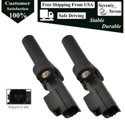2pcs Rear ABS Wheel Speed Sensor Kit For 2008-2010 Dodge Ram 1500 5.7L