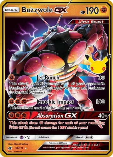 Buzzwole GX [30C - 57/111] Holofoil Classic Collection NM