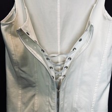 VNTG Victoria Secret Moda International Structured Corset Tank Y2K Whimsygoth SM