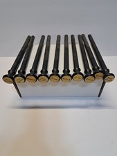 Antique Weaver Pump Organ Stops Pulls Black Lot Of 10 Pieces Wood Music