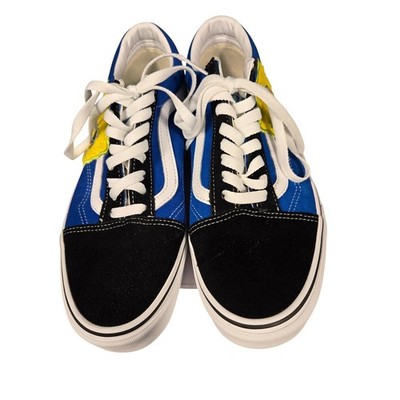 Vans Old Skool SpongeBob SquarePants Blue Black Sneakers Mens 9.5 Womens 11