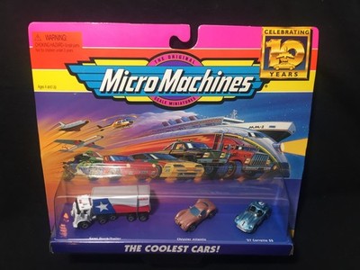 Micro Machines The Coolest Cars 1997 HEB Semi Truck and Trailer