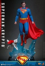 IN HAND Hot Toys Superman & Krypto 1 6 Scale Action Figure MMS812
