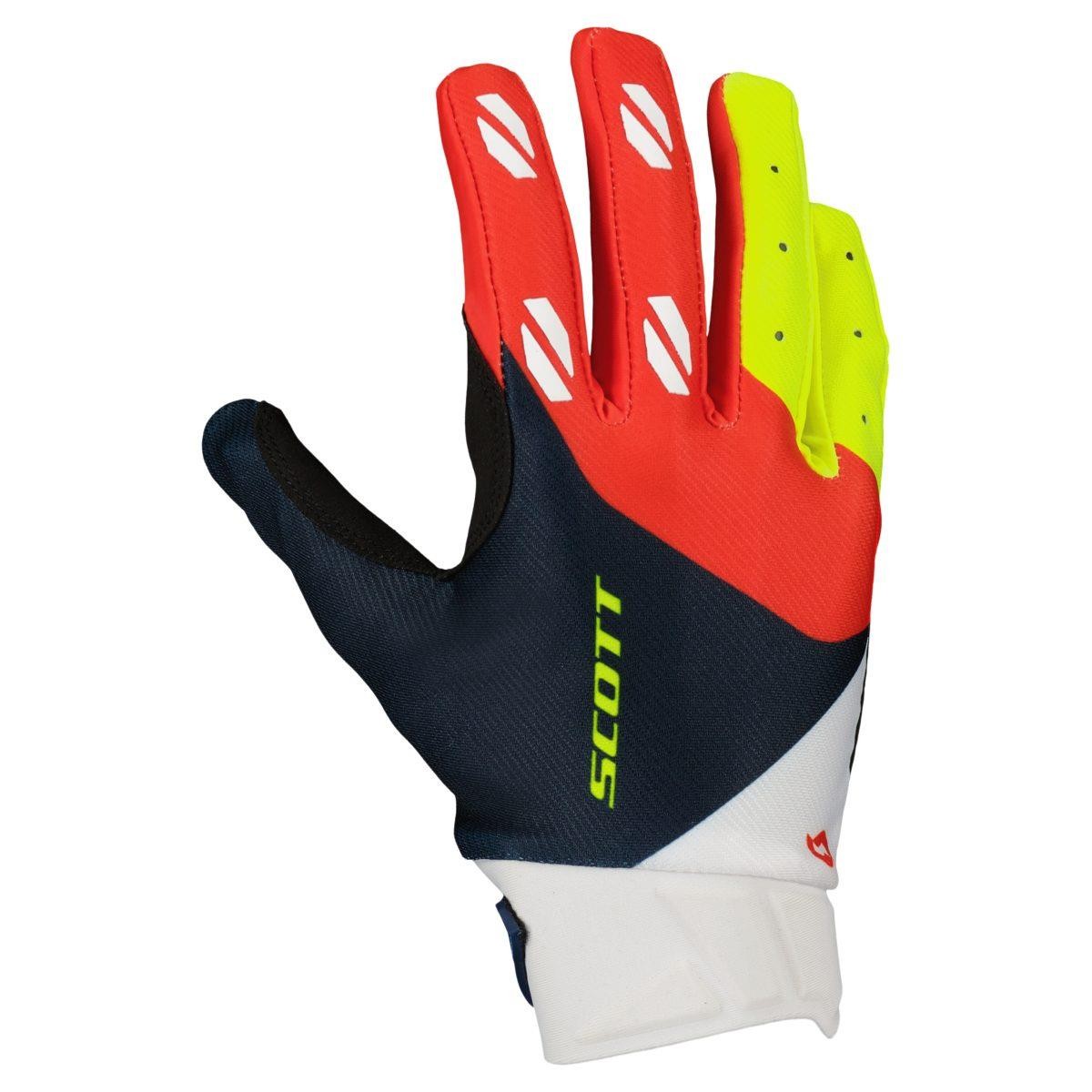 Scott Evo Race Blue/Red Mountain Bike Gloves