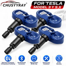 For Tesla Model 3 S X Y 4PC NEW Bluetooth TPMS Tire Pressure Sensor 1490701-01-E