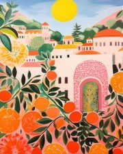 Paint by Numbers Kit for Adults Beginners, Fruit Tree Easy Adult Paint by Number