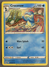 Carta Pokemon Croconaw 056/264 Spada e Scudo 2021 Fusion Strike NM/M Spedizione Gratuita