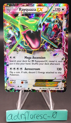 Rayquaza EX XY66 XY Black Star Promo Holo Pokemon Card MP