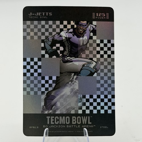 2026 Bo Jackson Battle Arena Tecmo Bowl J-Jetts Big Pixel Steel Battlefoil