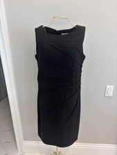 Calvin Klein Black Women's Sleeveless Dress In size 12