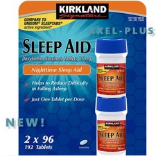 Kirkland Signature Sleep Aid 192 Tablets 20mg 08/2027 Or Later