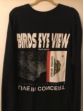 Travis Scott Birds Eye View Tour 2017 California Flag Graphic Long SleeveT-Shirt
