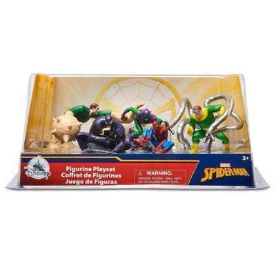Disney Store Marvel Spider-Man Figurine Playset (Target Exclusive) NEW!!