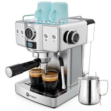 Frossvt Home Barista Espresso Machine 20 Bar, Milk Frother Steam Wand (EM3205)