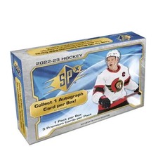 2022/23 Upper Deck SPX Hockey Factory Sealed Hobby Box