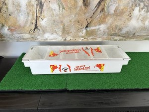 Malibu Rum Garnish Caddy Condiment Fruit Tray