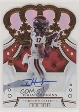 2020 Chronicles Draft Picks Crown Royale Signatures Isaiah Hodgins #69 Auto 02rn