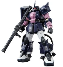 MINT Bandai RG 1/144 MS-06R-1A Black Tri-Star Zaku II Plastic Model (Hobby Onlin