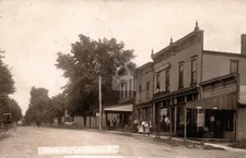 Cortland Ohio c1910 Andrews Ice Cream Herald Newspaper RPPC Photo Postcard COPY