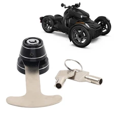 Anti Theft Handlebar Helmet Lock CNC Aluminum for Can Am Ryker 600 900 Ace Rally