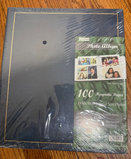 Blue Pioneer 100 Fast Stick Pages Photo Album New Sealed Vintage 1996 Binder