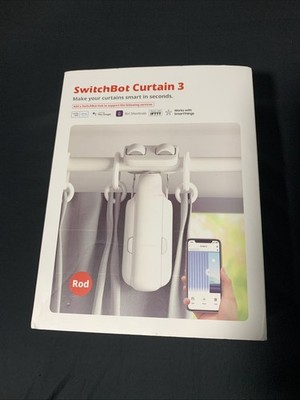 SwitchBot Curtain Rod 3 White Automatic Smart Curtain Opener (FACTORY SEALED)