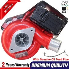 GEN1 High Flow Turbo Charger With Genuine Oil Feed Pipe For Ford Ranger 2.2L