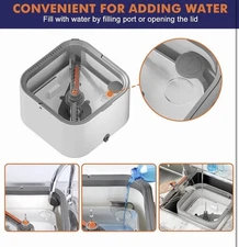 Upgraded Self-Standing Spin Mop and Bucket System, Detachable Inner Mop Bucket T