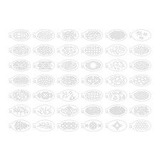 42 Pcs Face Painting Stencils 3x5.5Inch, Body Painting Stencils,4620