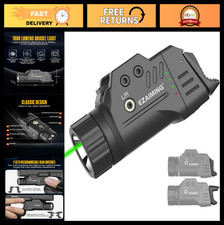 Green Laser Light Combo with Dual Rear Switches for Picatinny/GLK Rail Mount