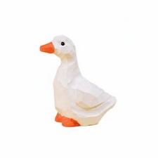 Geschnitzte Holzente tolle Geschenkidee handgeschnitzte G&auml;nsefigur f&uuml;r Sammler