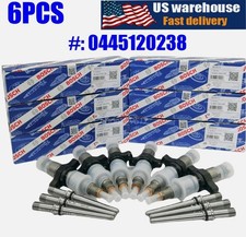 6x Oem Diesel Fuel Injectors 04-09 Dodge Ram 2500 3500 5.9l Cummins 0445120238 6x Oem Diesel Fuel Injectors 04-09 Dodge Ram 2500 3500 5.9l Cummins 0445120238