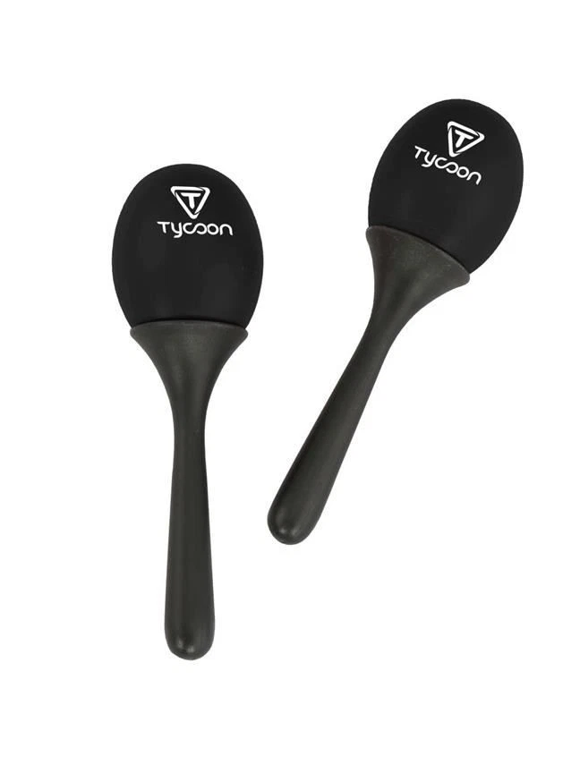 Tycoon: Little Plastic Maracas - Black Percussion Instrument Tycoon Percussion