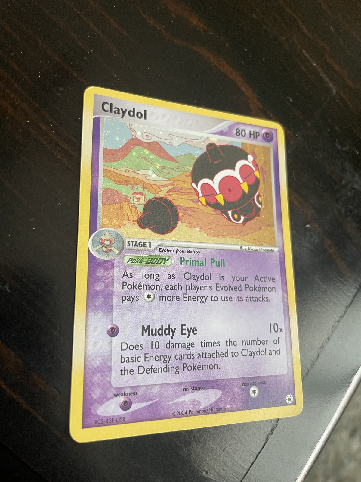 Pokemon Hidden Legends Claydol 2/101 Holo, NM