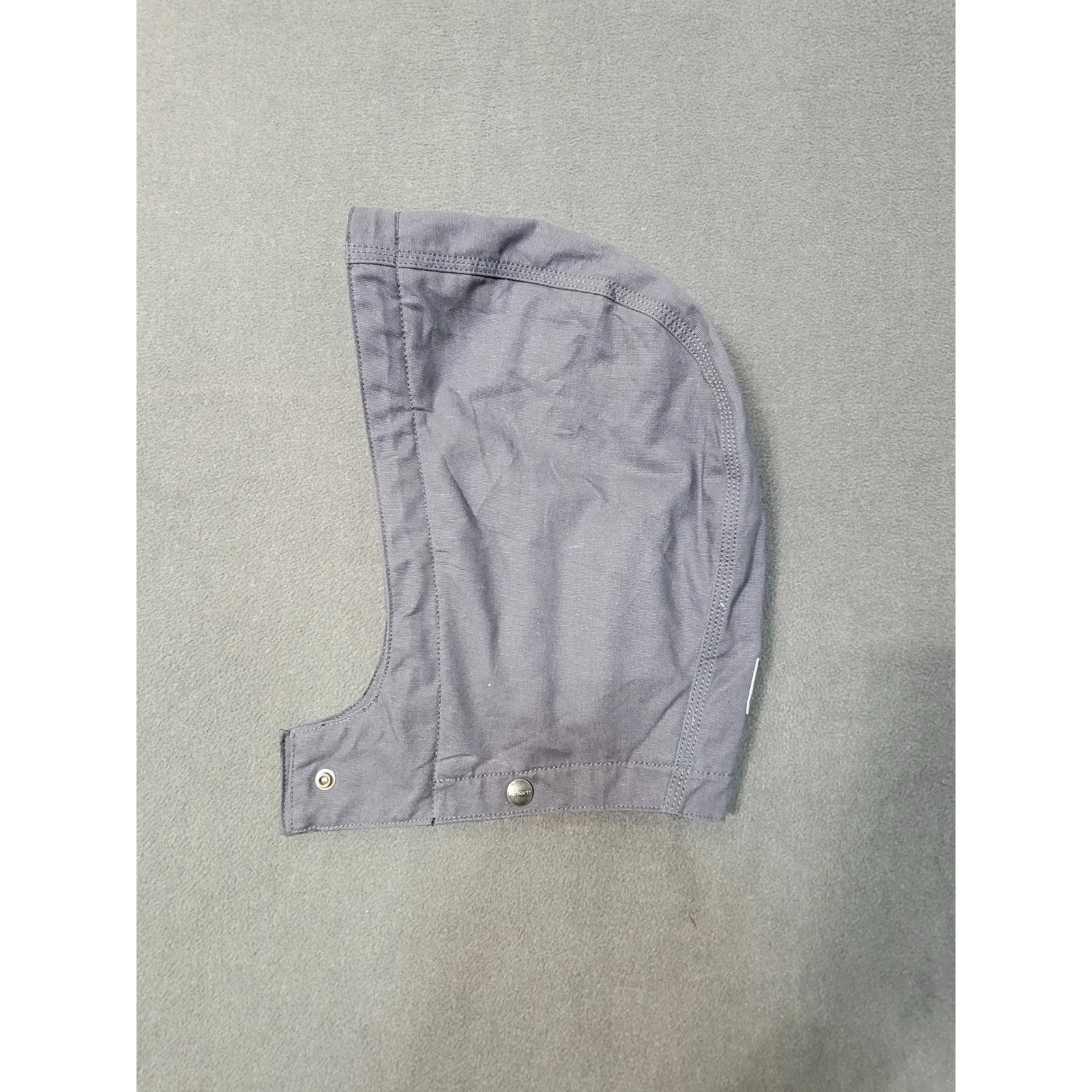 EUC Carhartt Detachable Snap On Hood Replacement Lined Gray Hood - Hood Only