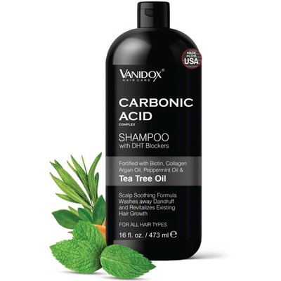 VANIDOX Carbonic Acid Shampoo for Men and Women with 16 Fl Oz (Pack of 1), NO 