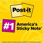 Post-it Super Sticky Notes 4" x 4" Canary Collection Lined 90 Sheet/Pad 12 Pads — photo 4
